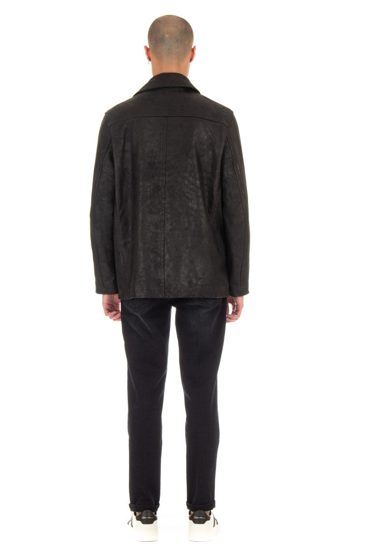 Giorgio Brato Artisanal Peacoat Leather