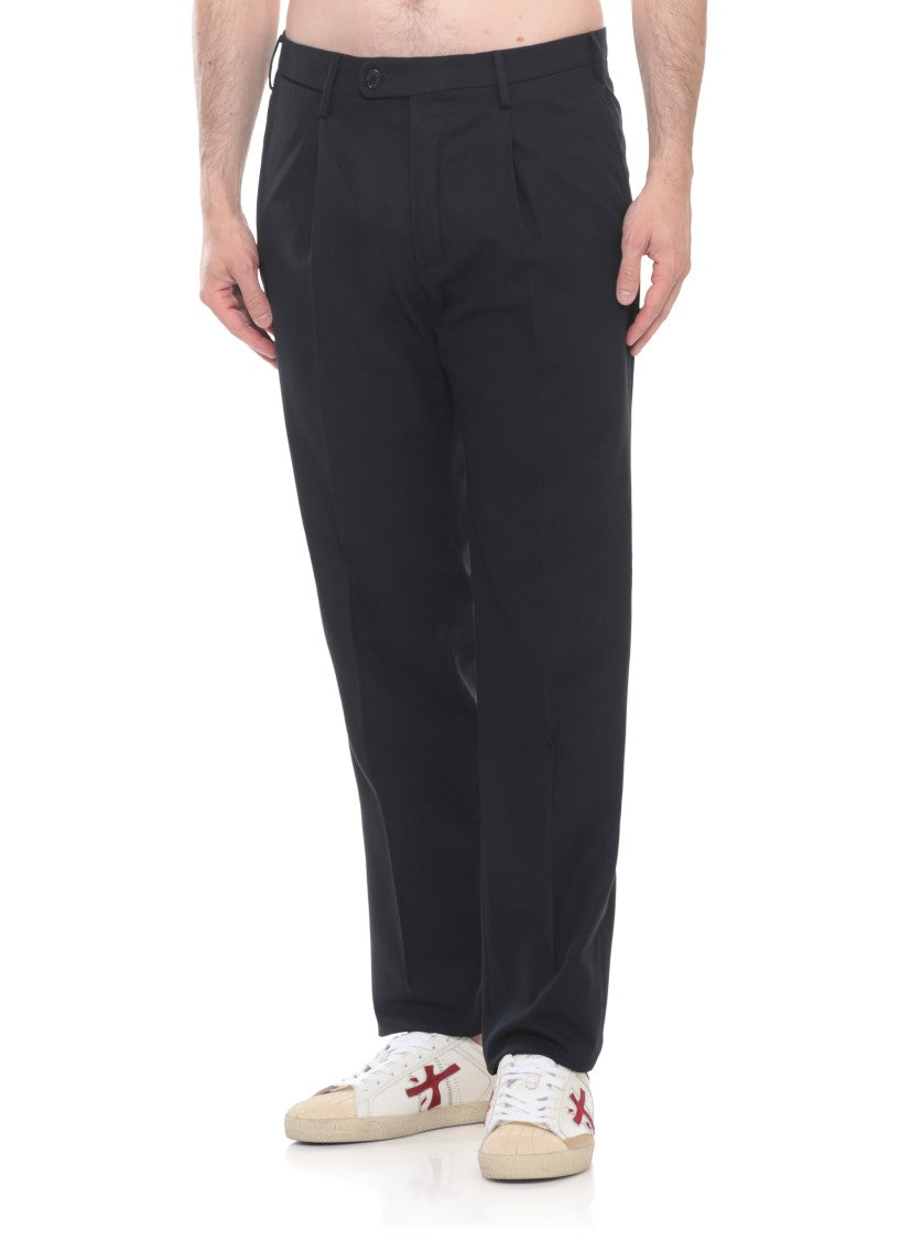 Incotex Blue Icepants Cotton Formal Pants