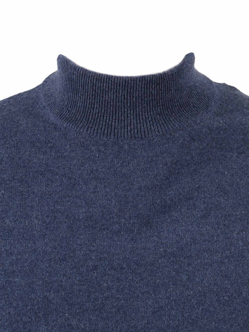 Ballantyne High-Neck Cashmere Pullover With Minimalist Design