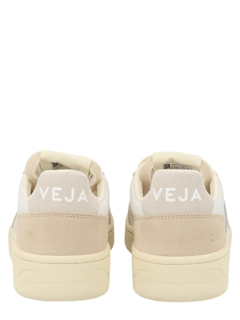 Veja Beige V-82 Perforated Low Sneakers