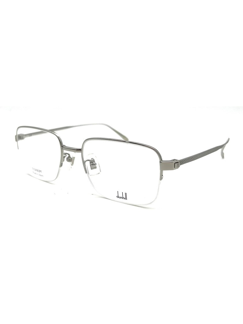 Dunhill Titanium Optical Frames With Rectangular Silhouette And Metallic Finish