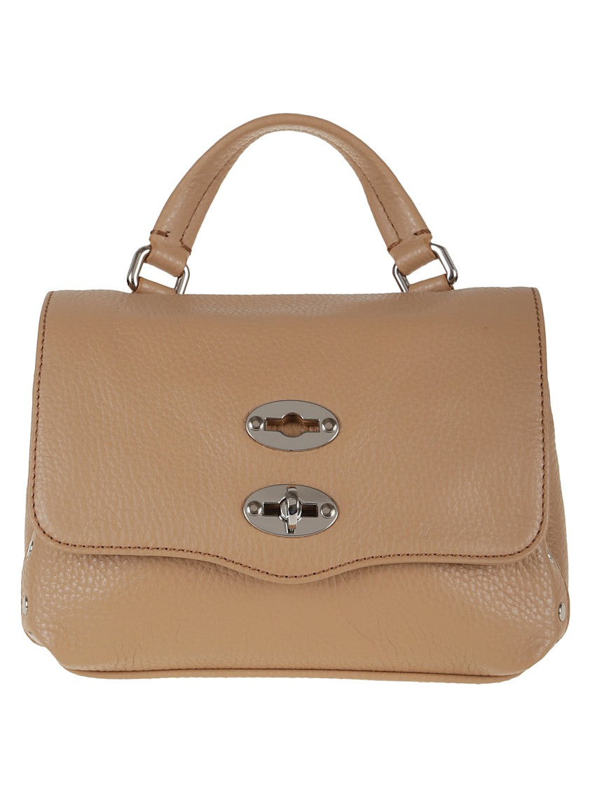 Zanellato Calf Leather Postman Bag With Versatile Straps