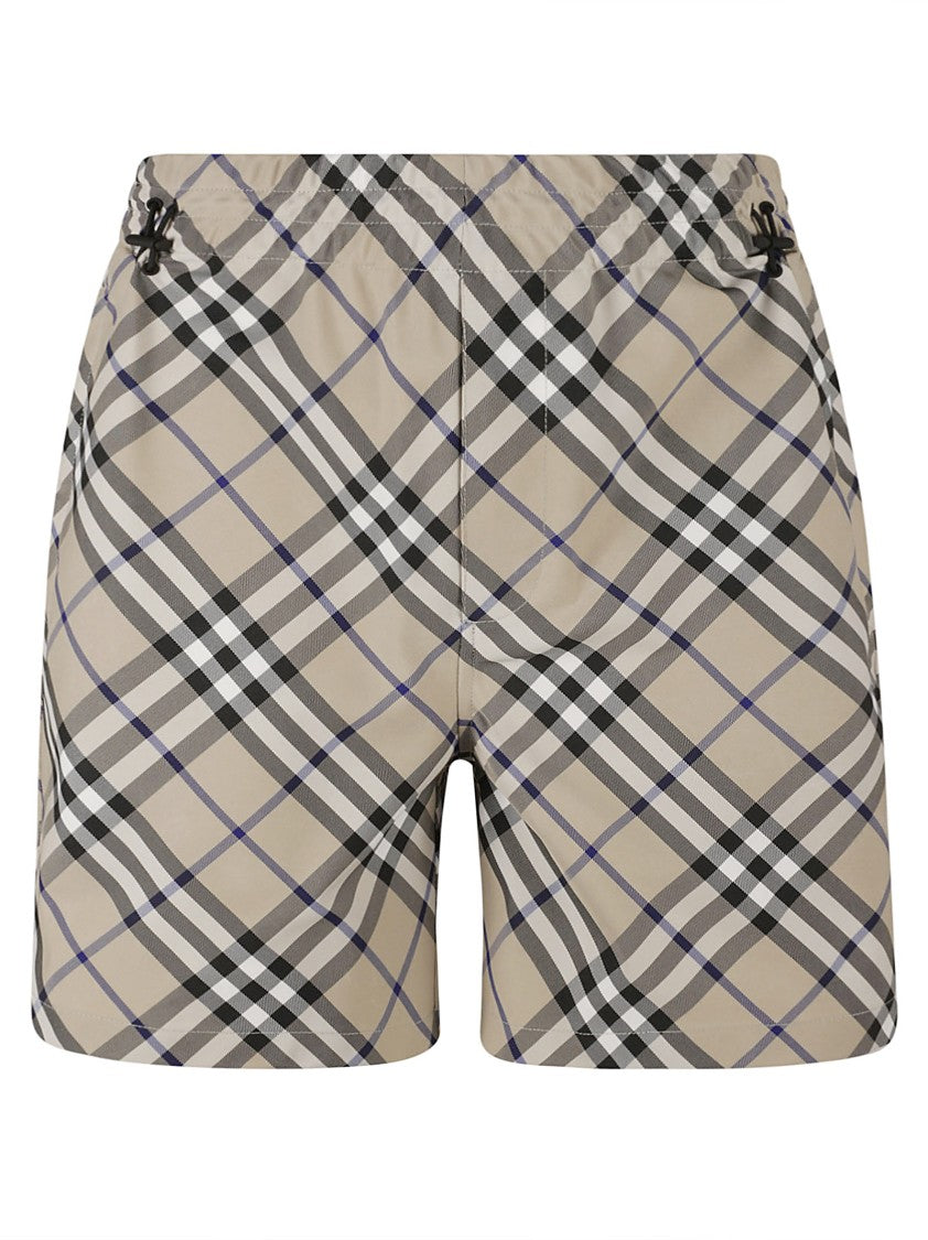 Burberry Checkered Casual Shorts