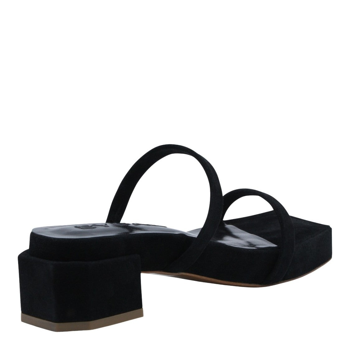 By Far Minimalist Black Sandals
