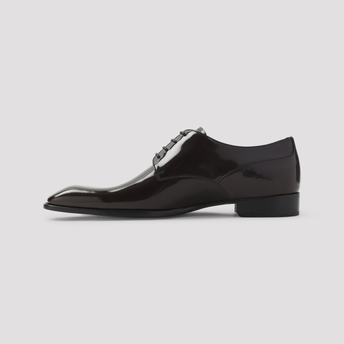 Saint Laurent Polished Calf Leather Lace-Up Dress Shoes