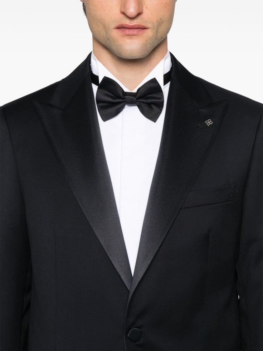 Tagliatore Navy Blue Suit Jacket