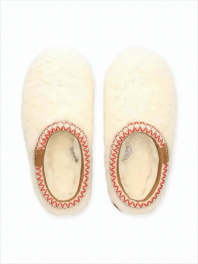 Ugg Textured Wool Blend Slip-On Mule With Zigzag Stitch