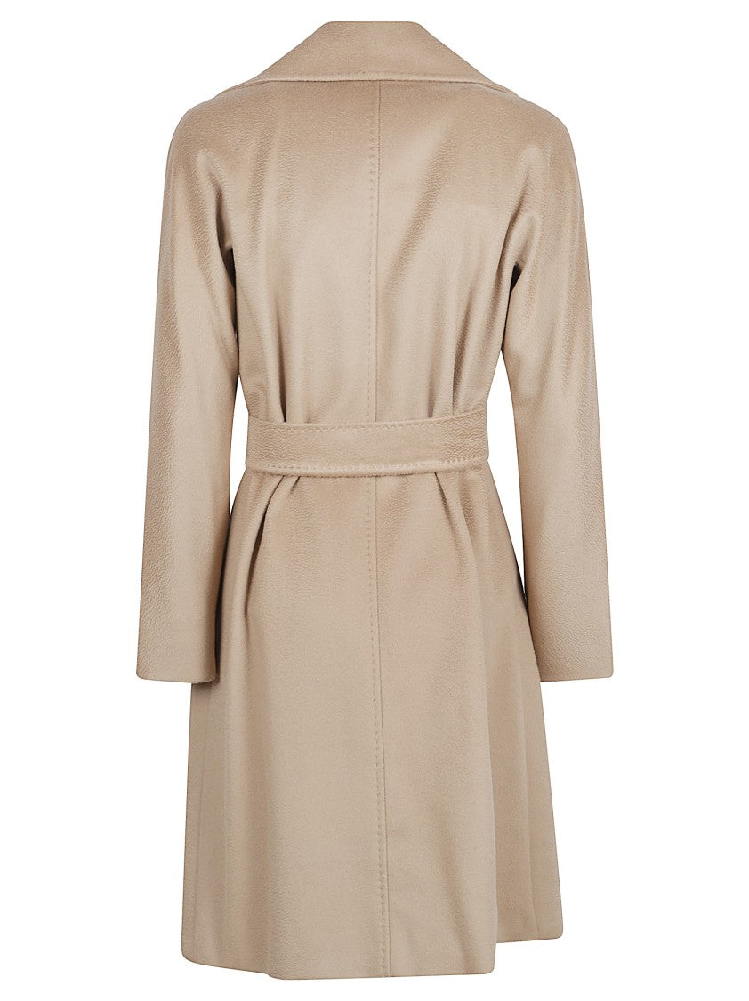 Max Mara Tailored Camel Coat With Wide Lapel