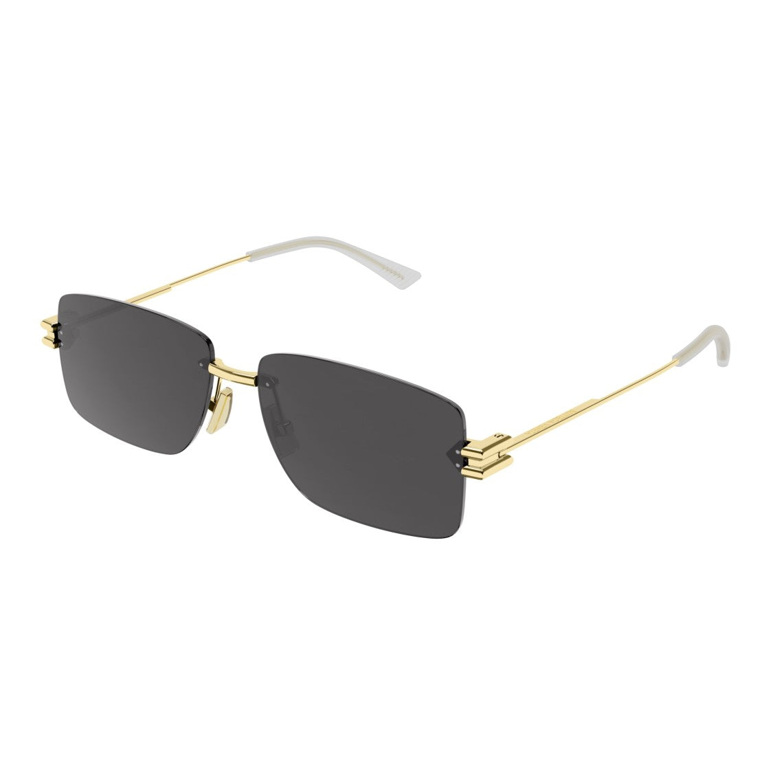 Bottega Veneta Bv1126s Rimless Rectangular Sunglasses