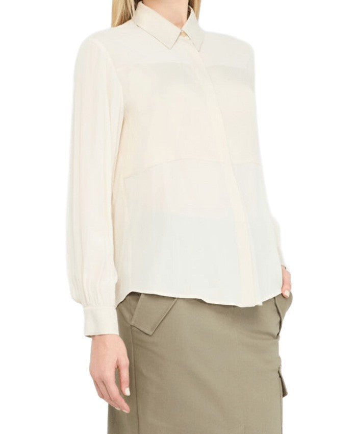 Liu Jo Beige Crêpe De Chine Blouse