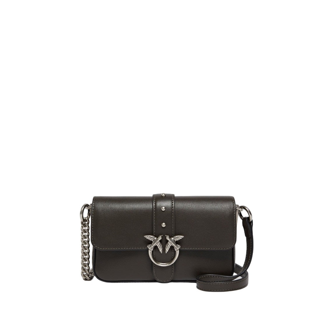 Pinko Diamond Cut Leather Bag
