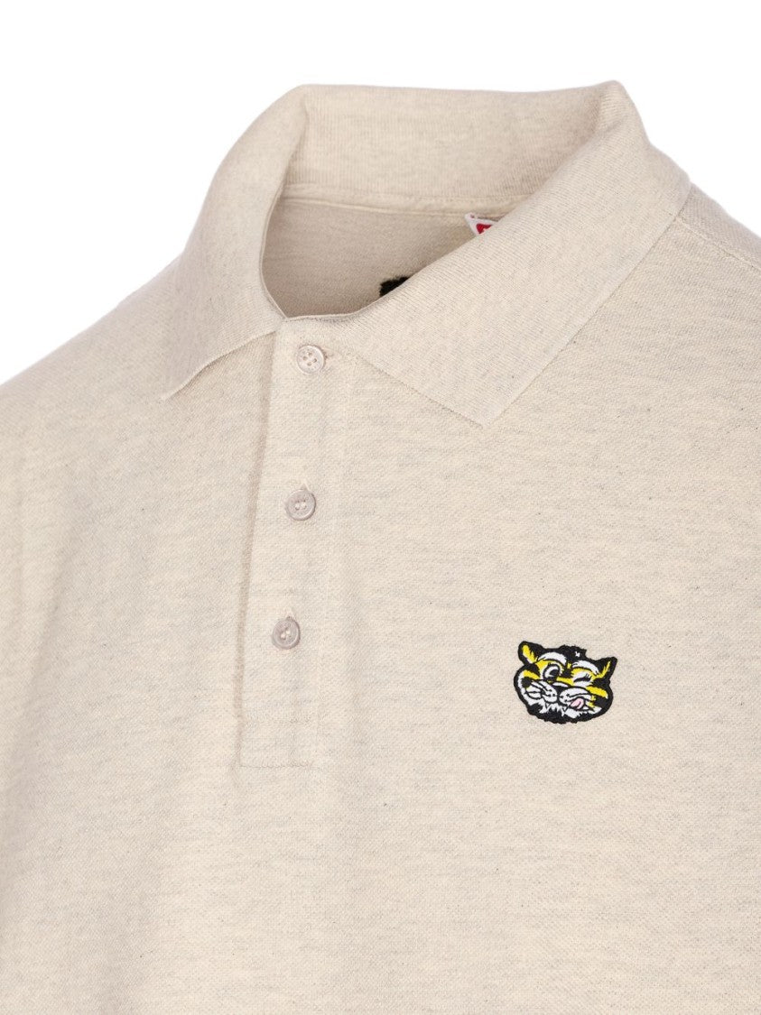 Kenzo Classic Collar Tiger Emblem Silk Polo
