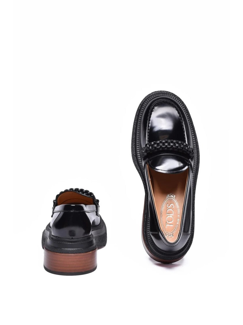 Tod's Heeled Loafer - Black