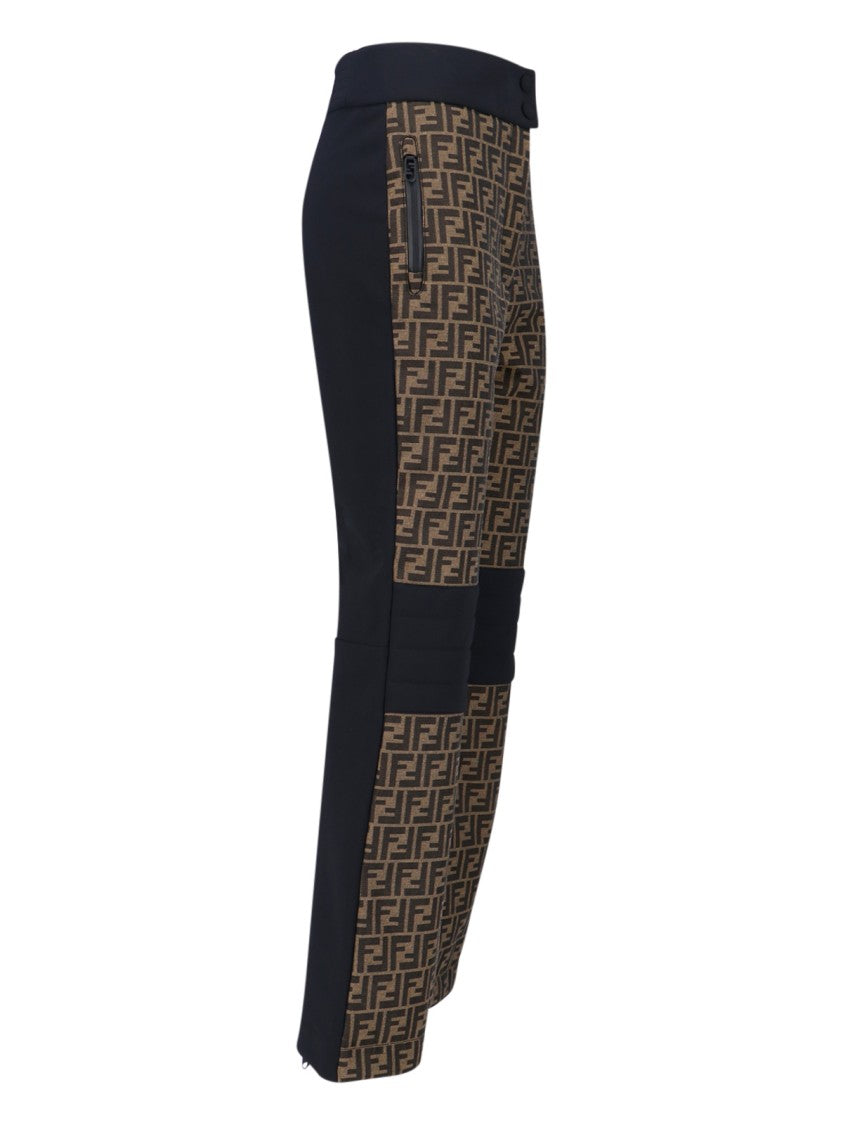 Fendi Ff Ski Pants – Brown/Black
