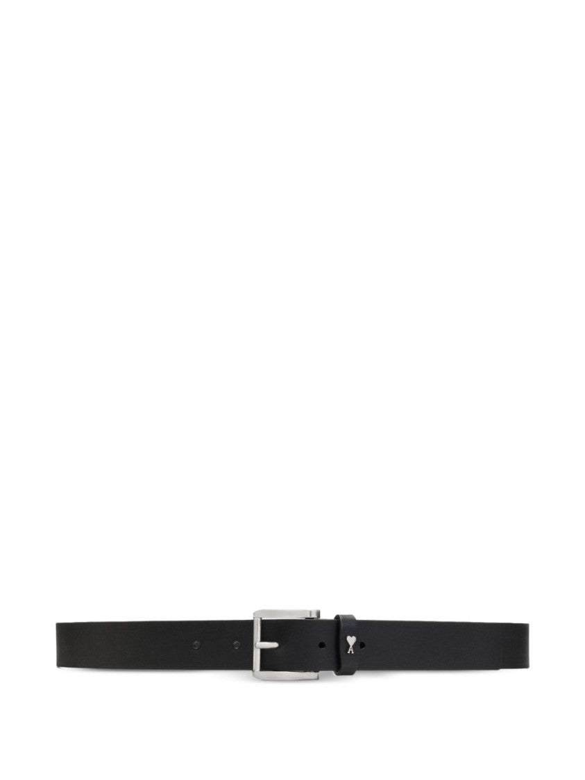 Ami Paris Heart Detail Black Belt