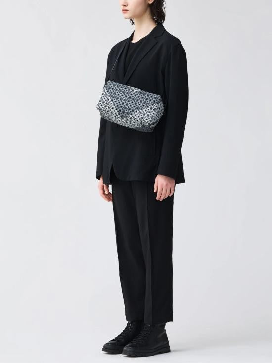Baobao Silver Geometric Crossbody Shoulder Bag
