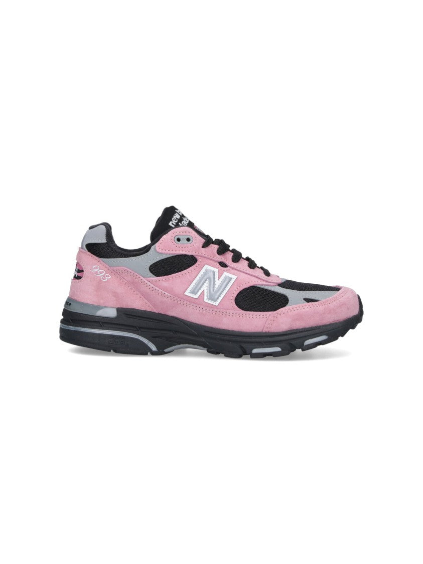 New Balance Pink Sneakers With Classic Lace-Up Design