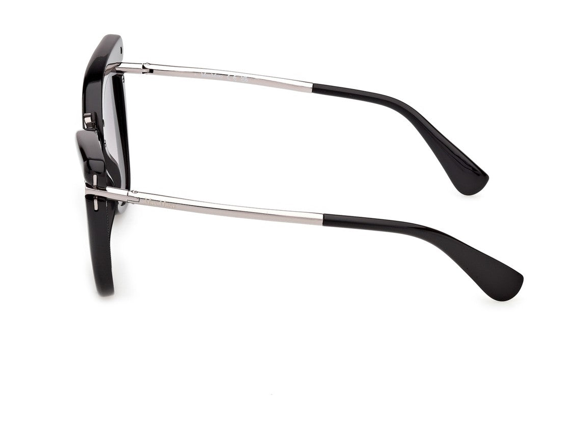 Max Mara Black Mm0186 Cat-Eye Acetate Sunglasses