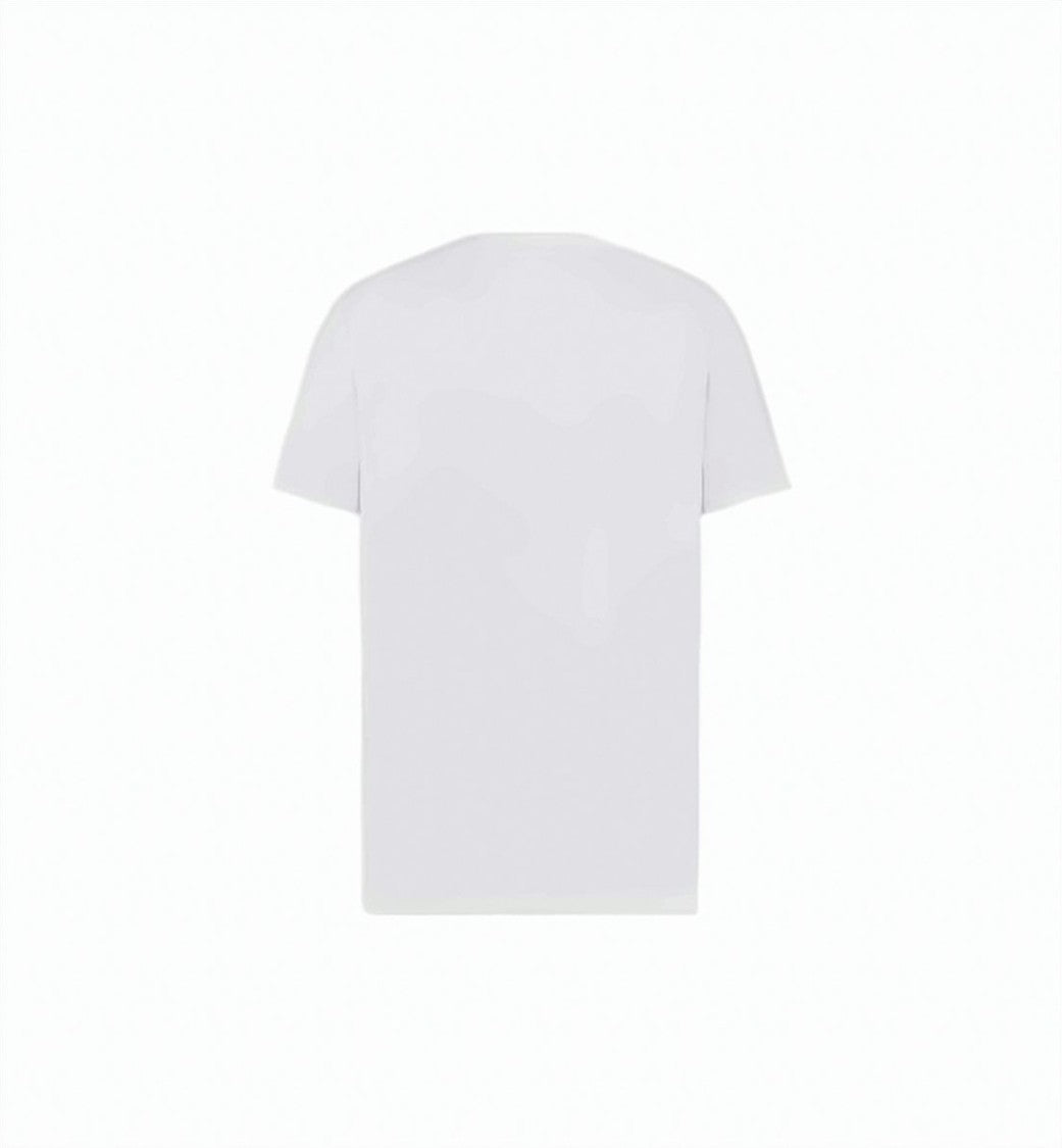 Dior Short-Sleeve Cotton T-Shirt With Tonal Logo