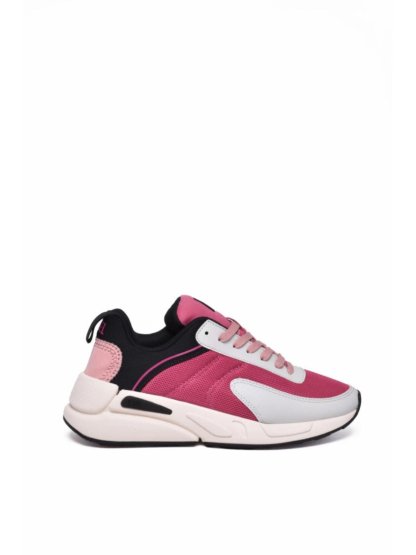 Diesel Polyester-Blend Contrast Sneakers