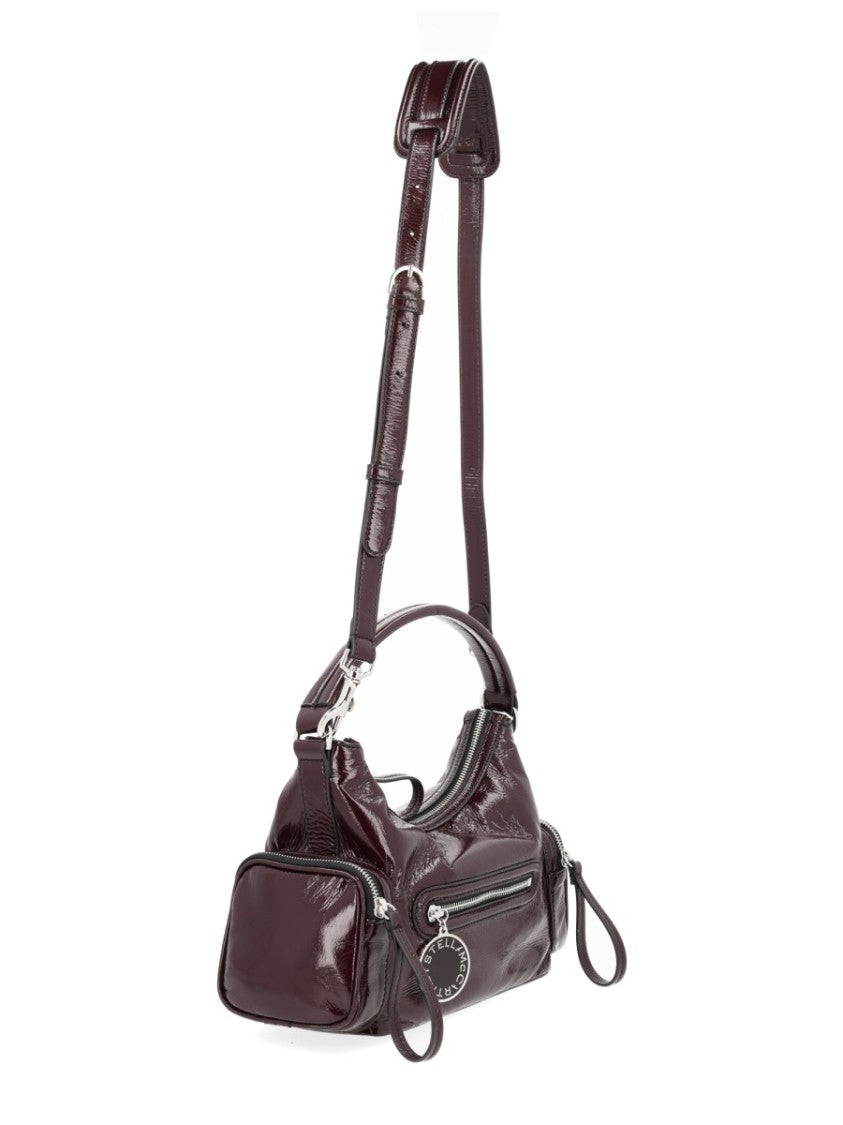 Stella Mccartney Dartmoor Glossy Leather Shoulder Bag