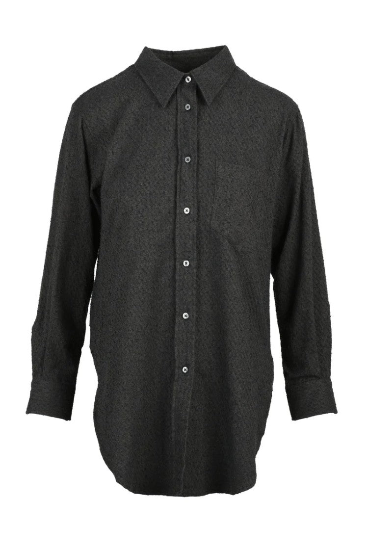 Deuxieme Brown/Blue Cotton Shirt