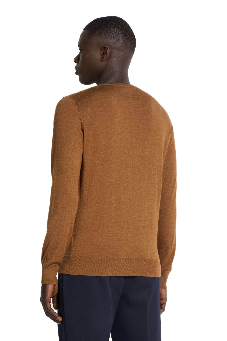 Zegna Cashseta Light Cashmere-Silk Crewneck Sweater