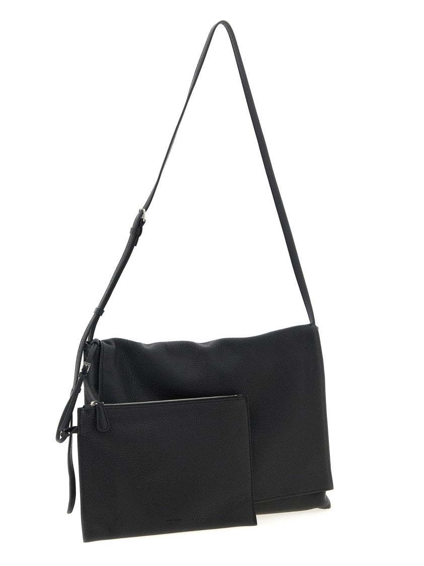 The Row 'Nan' Hammered Deer Leather Crossbody Bag