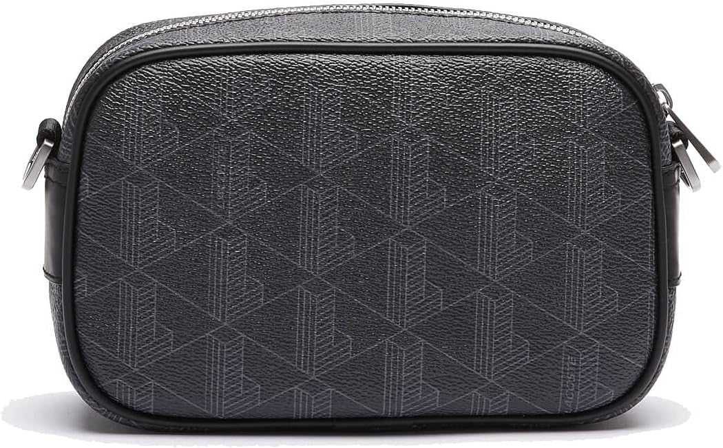 Lacoste Compact Crossbody Bag With Textured Monogram Design