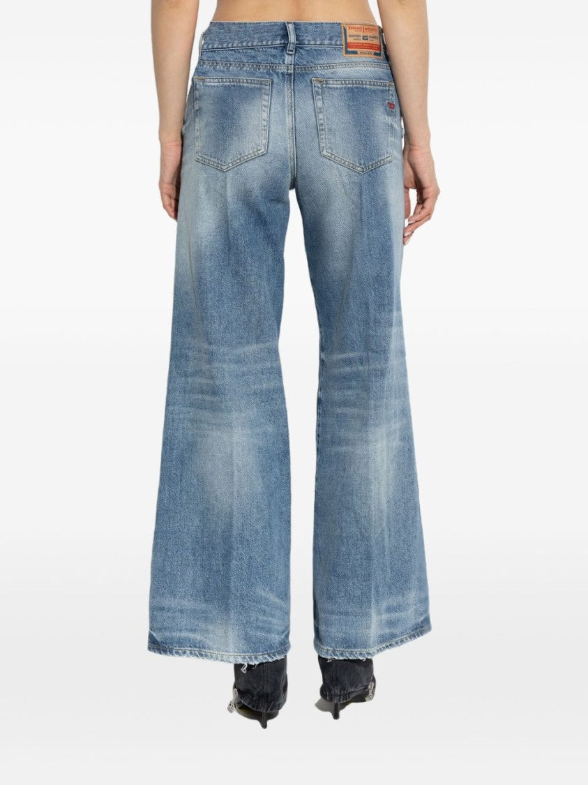 Diesel Wide-Leg Denim Jeans