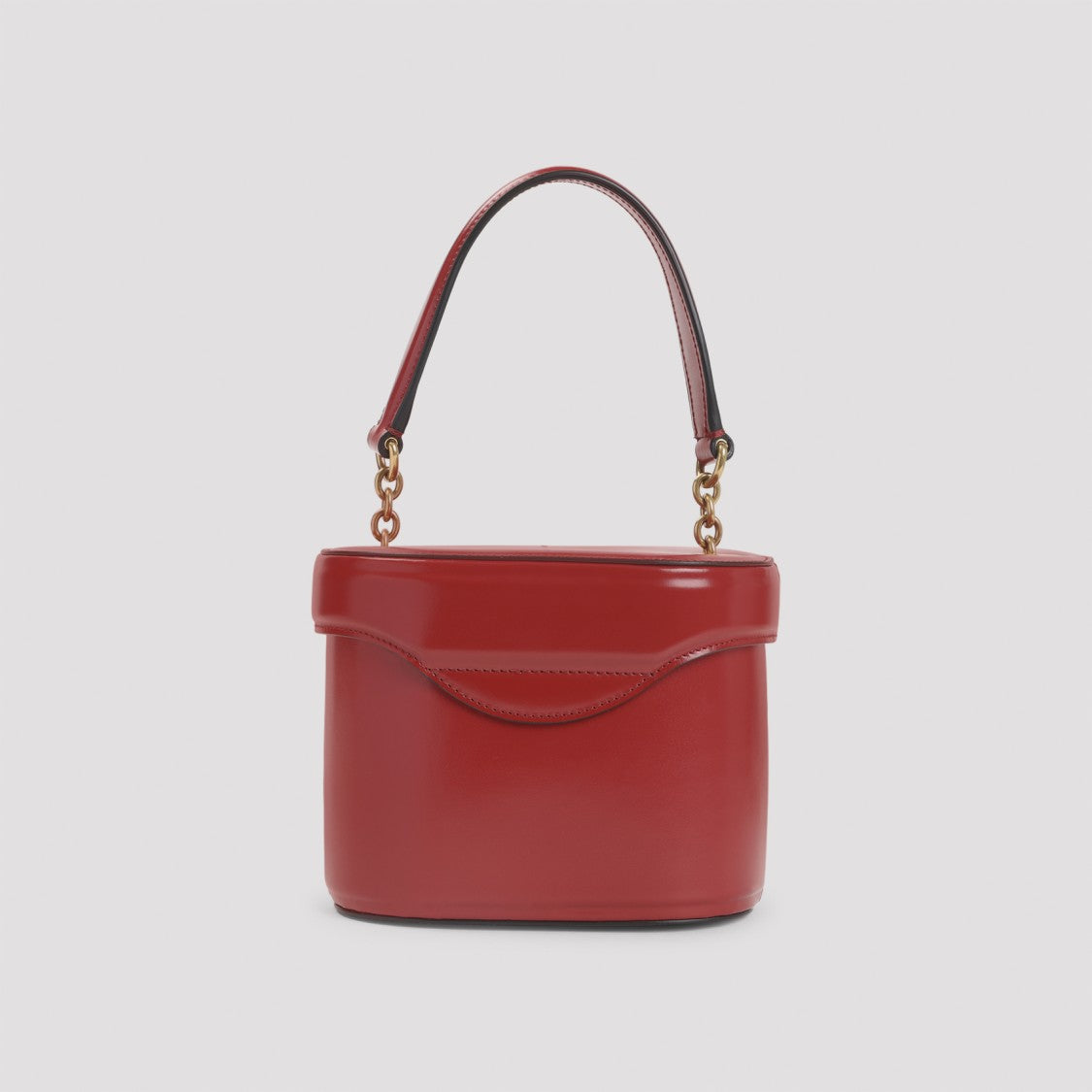 Valentino Garavani Boxy Red Calf Leather Handbag