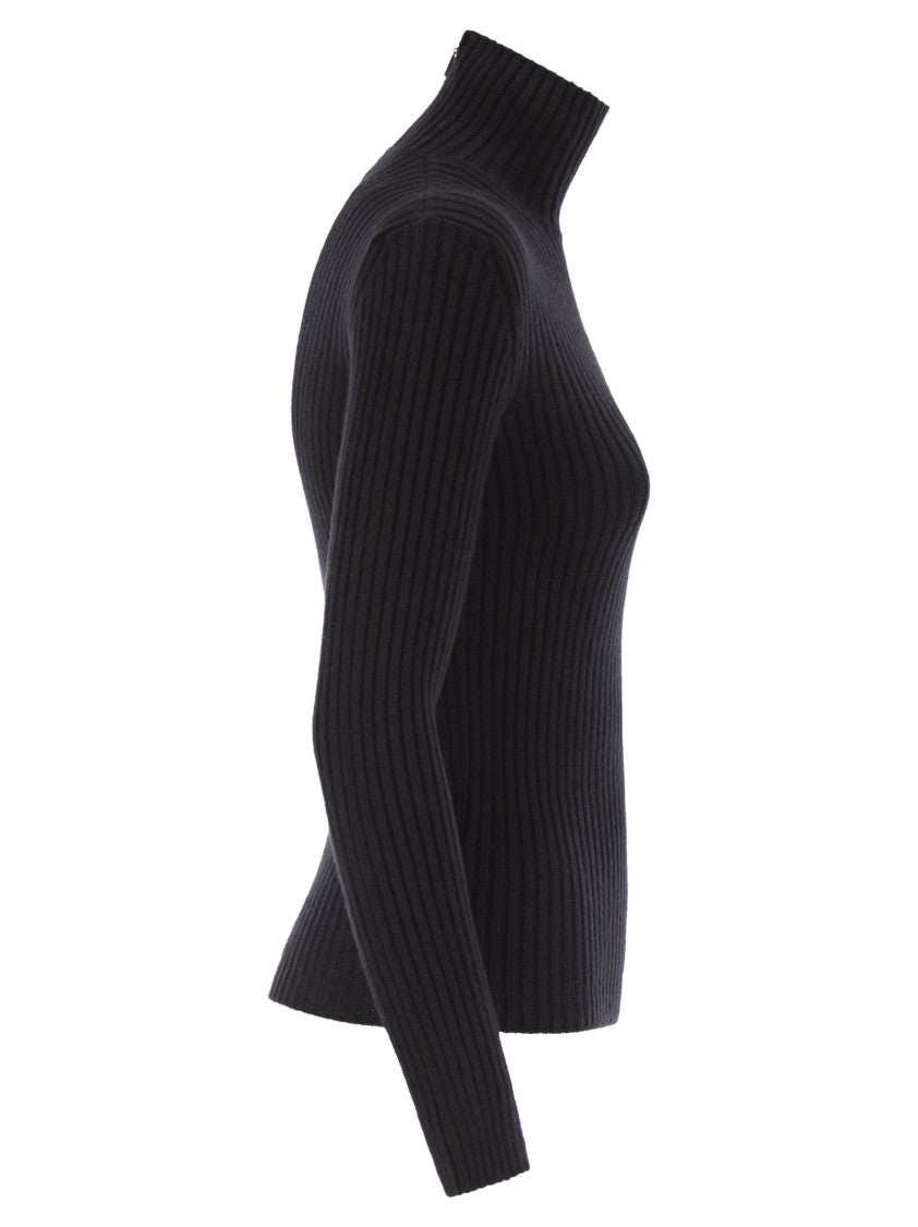 Max Mara Aral1234 - Ribbed Wool And Cashmere Turtleneck Jumper