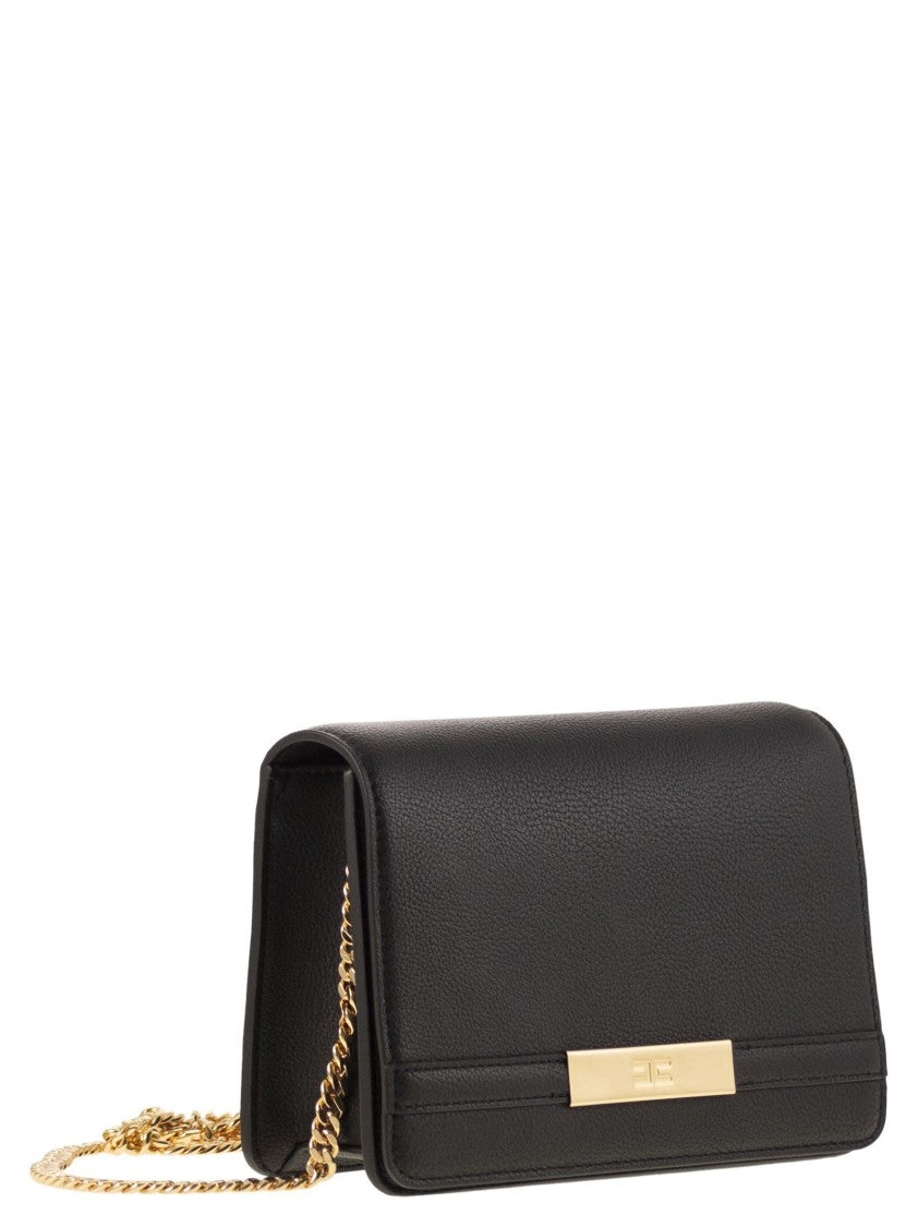 Elisabetta Franchi Shoulder Strap With Groumette Chain
