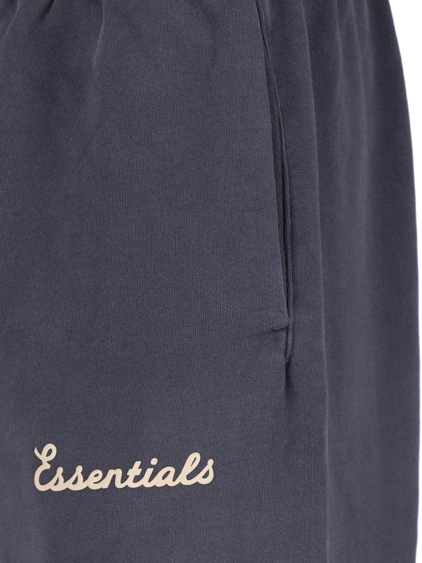 Fear Of God Essentials Beige Relaxed Wide-Leg Drawstring Trousers