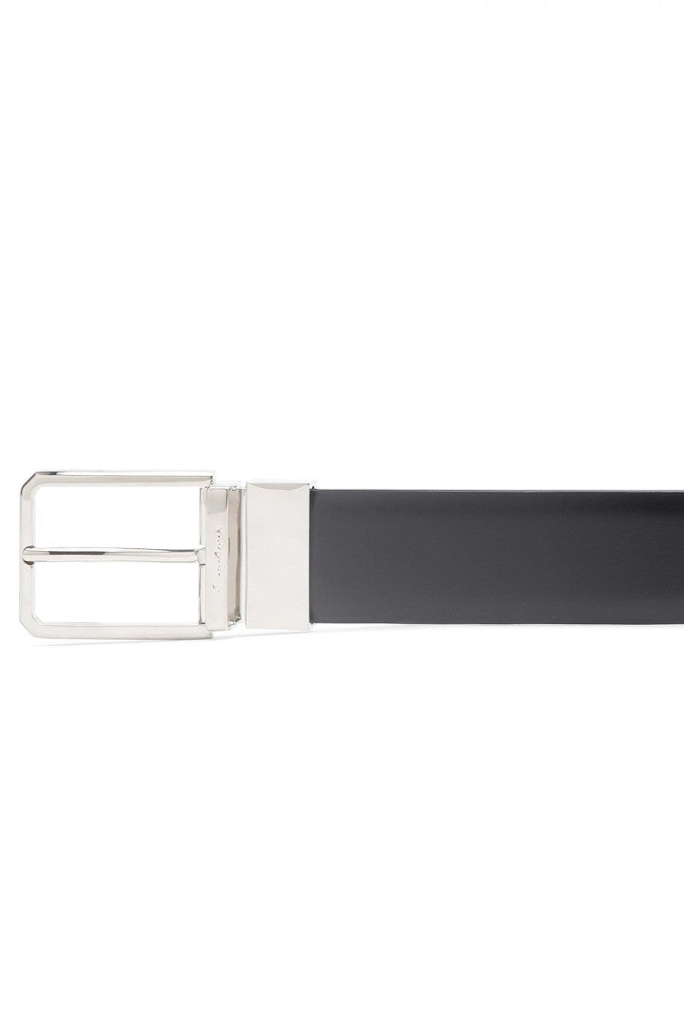 Santoni Adjustable Antiqued Leather Belt