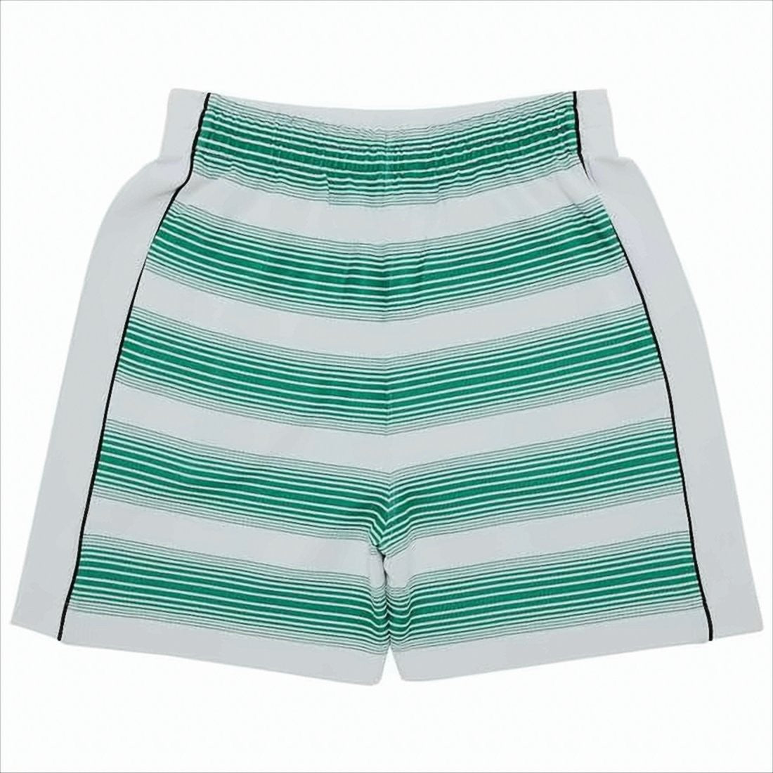 Casablanca Horizontal Striped Green Shorts