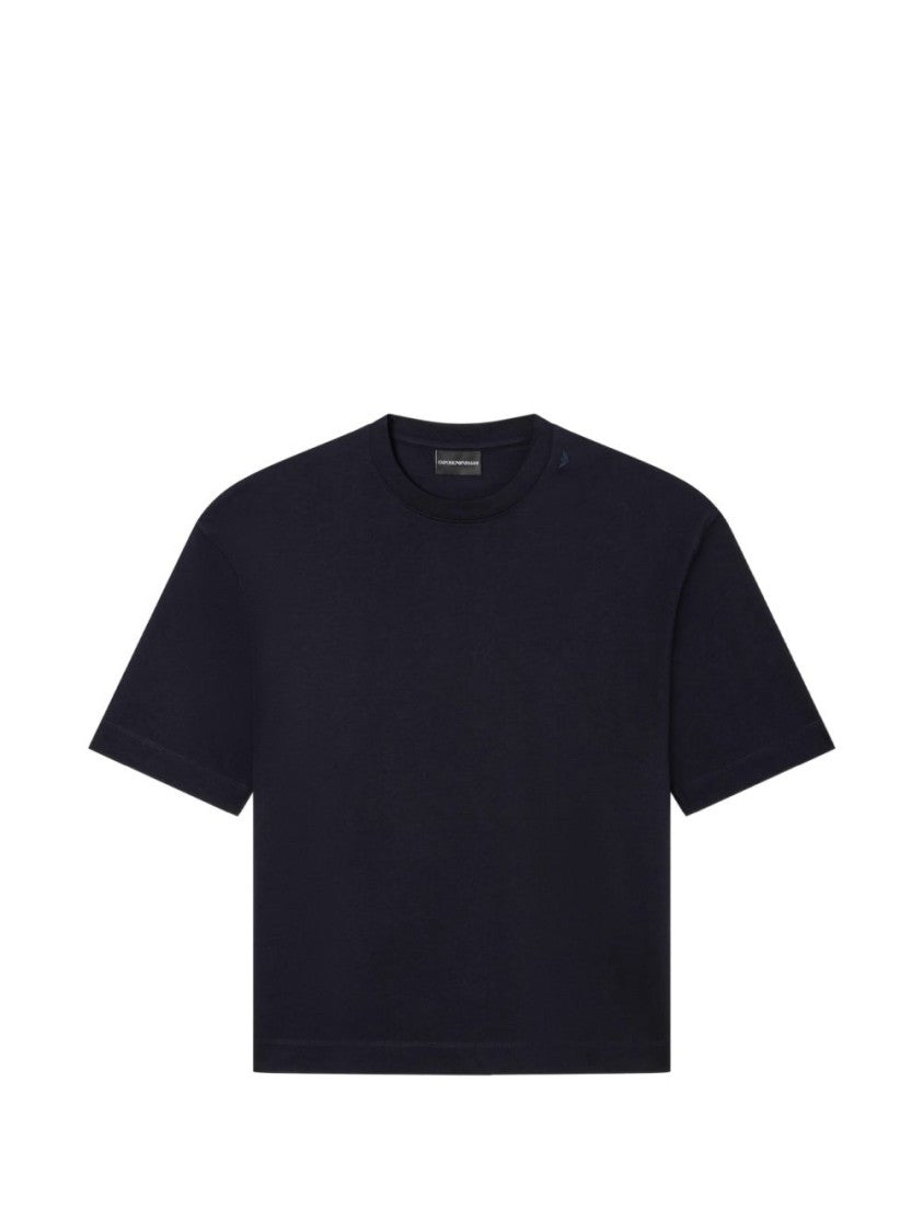 Emporio Armani Dark Blue Crew Neck T-Shirt