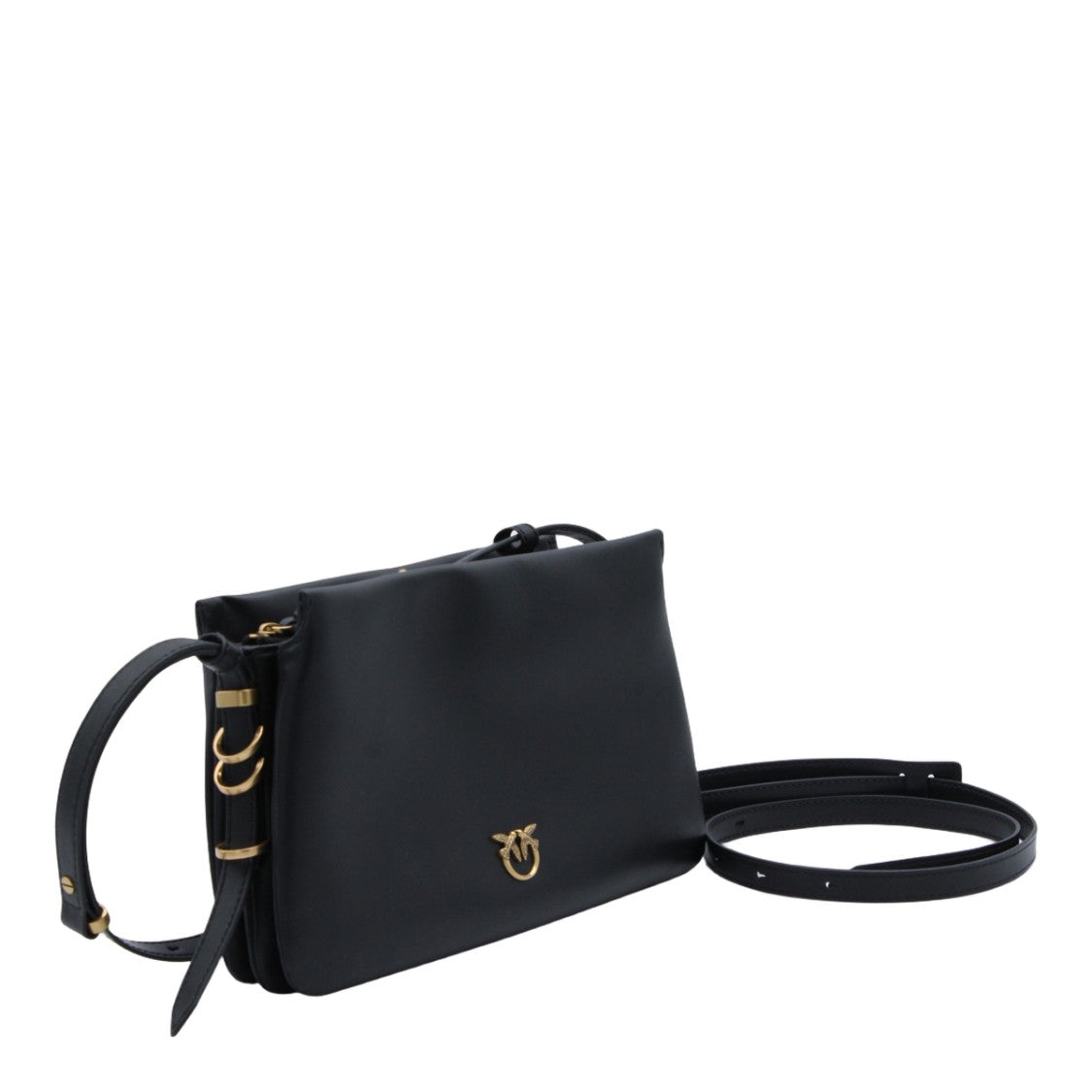 Pinko Structured Rectangular Black Bag