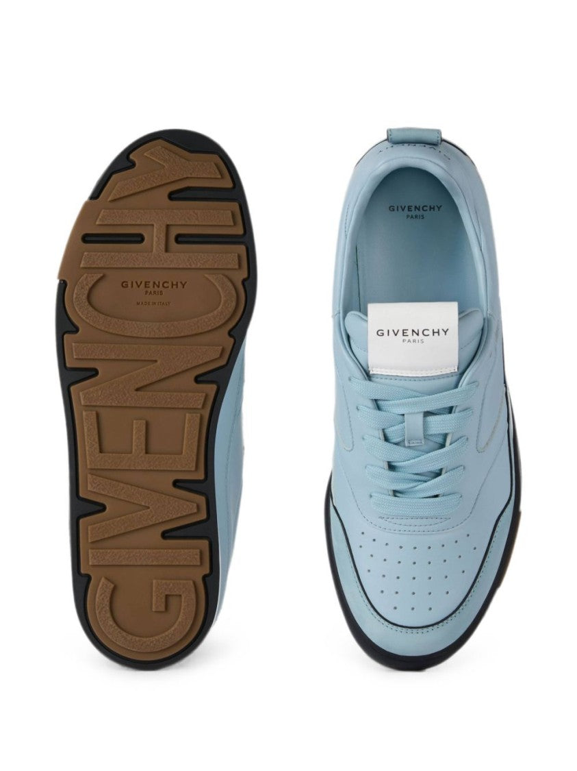 Givenchy Light Blue Black Accent Low-Top Sneakers