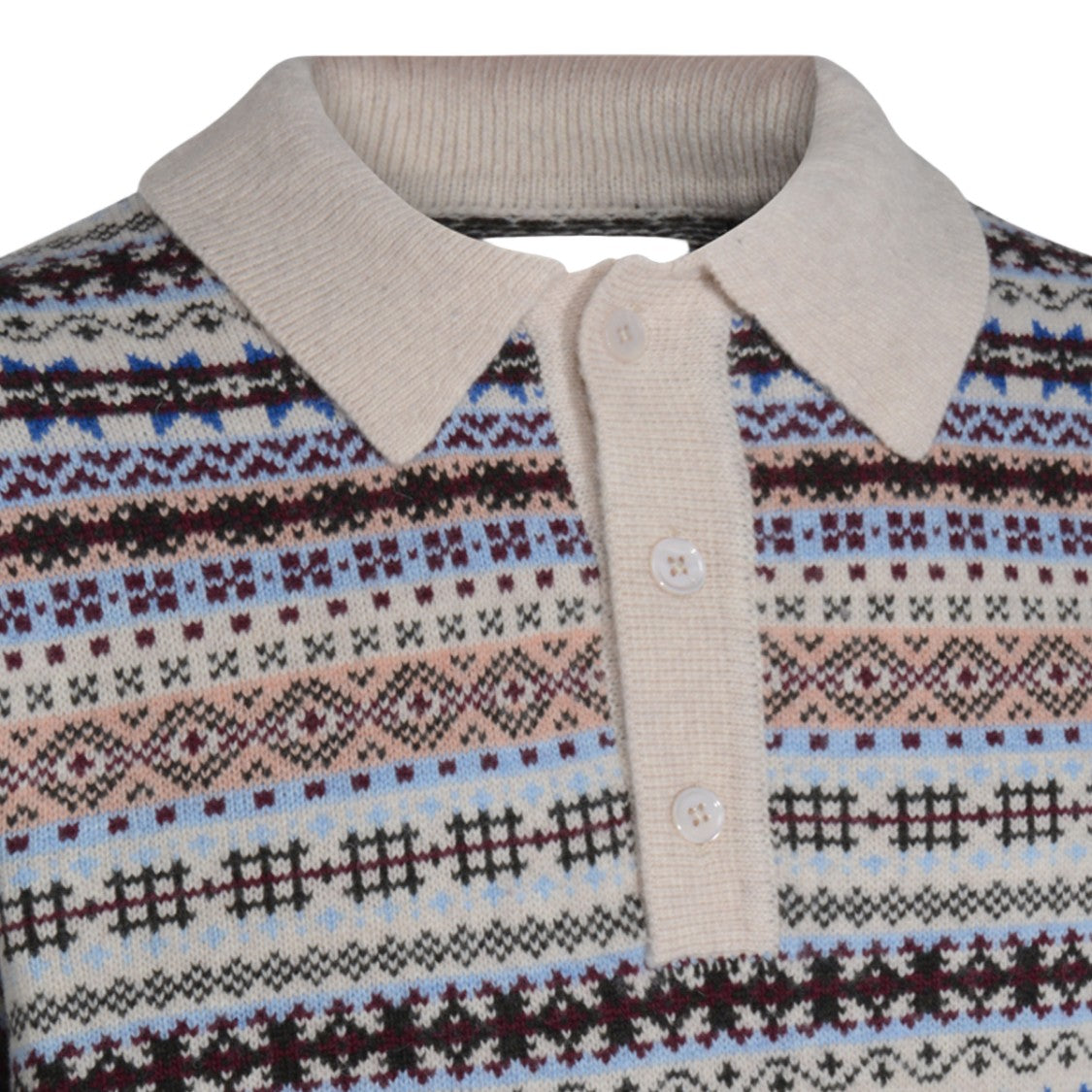 Nn.07 Polo Collar Knit Sweater
