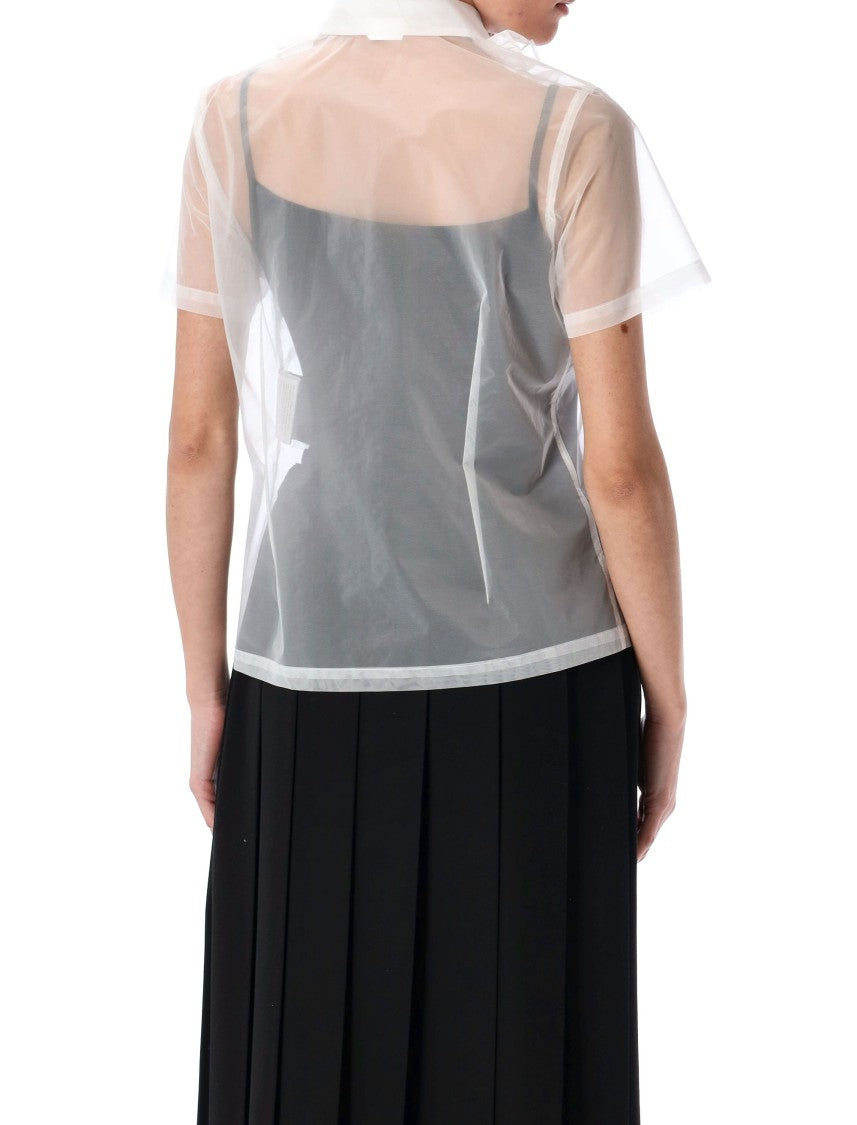 Comme Des Garçons Tulle Shirt Plastron