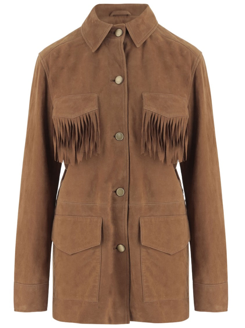 Uncommon Suede Fringed Jacket