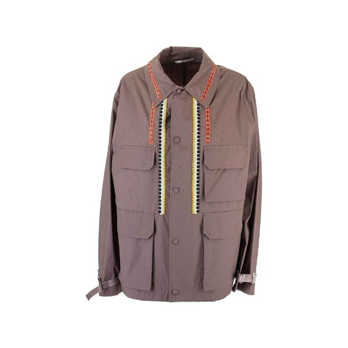 Valentino Cotton Jacket With Embroidery