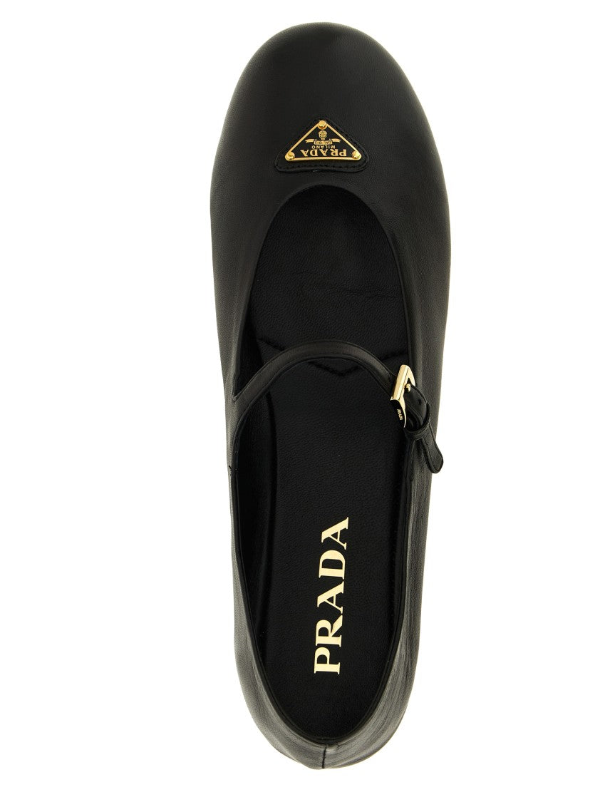 Prada Nappa Ballet Flats