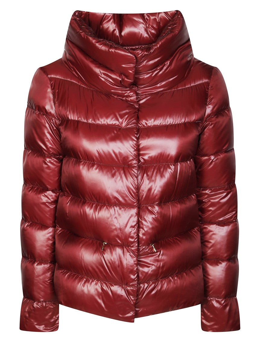 Herno Quilted Puffer Jacket With High Collar