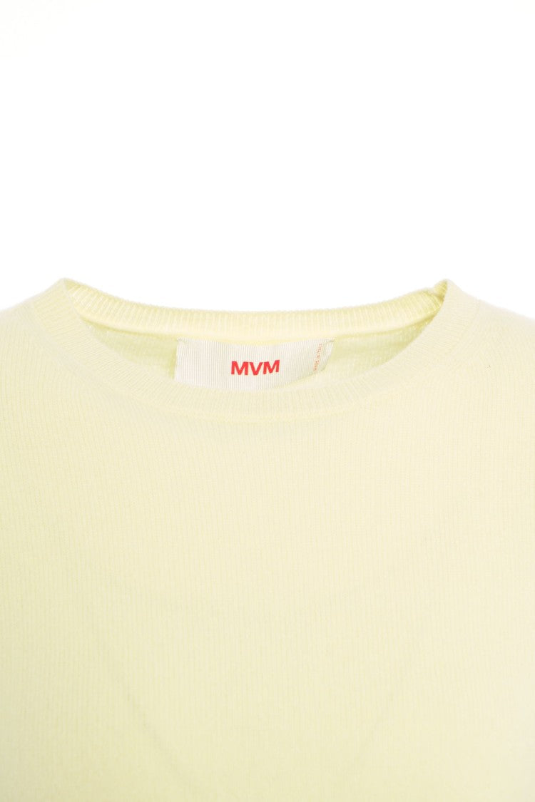 Mvm Cashmere Sweater With Classic Round Neck