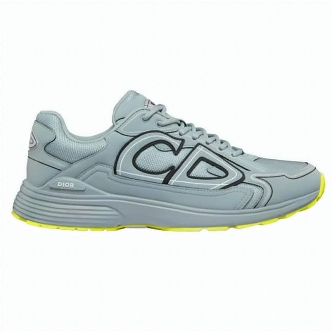 Christian Dior Mesh And Calf Leather Sneakers With Bold Cd Lettering