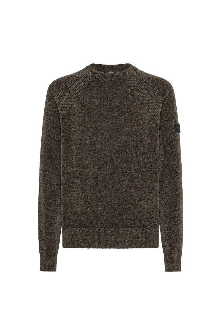 Peuterey Brown Wool-Blend Sweater