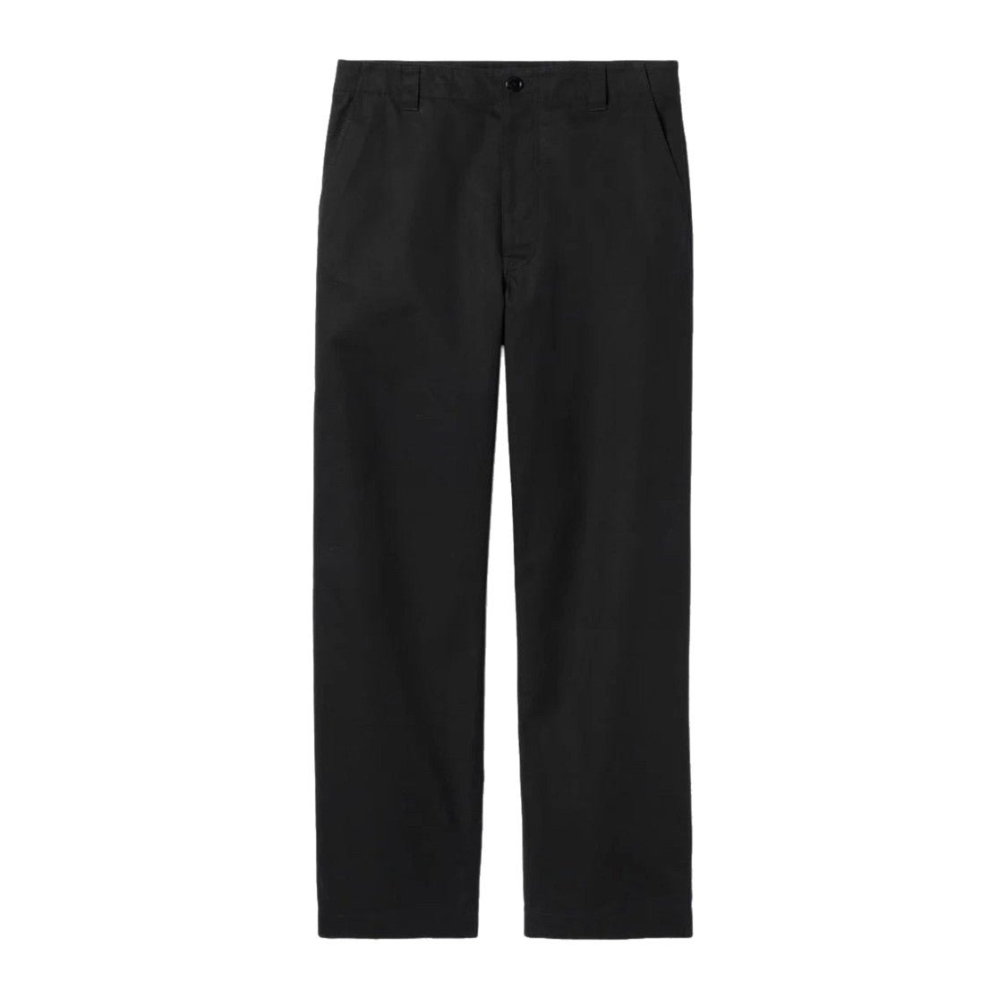 Gucci Straight-Leg Black Cotton Pants With Classic Waistband