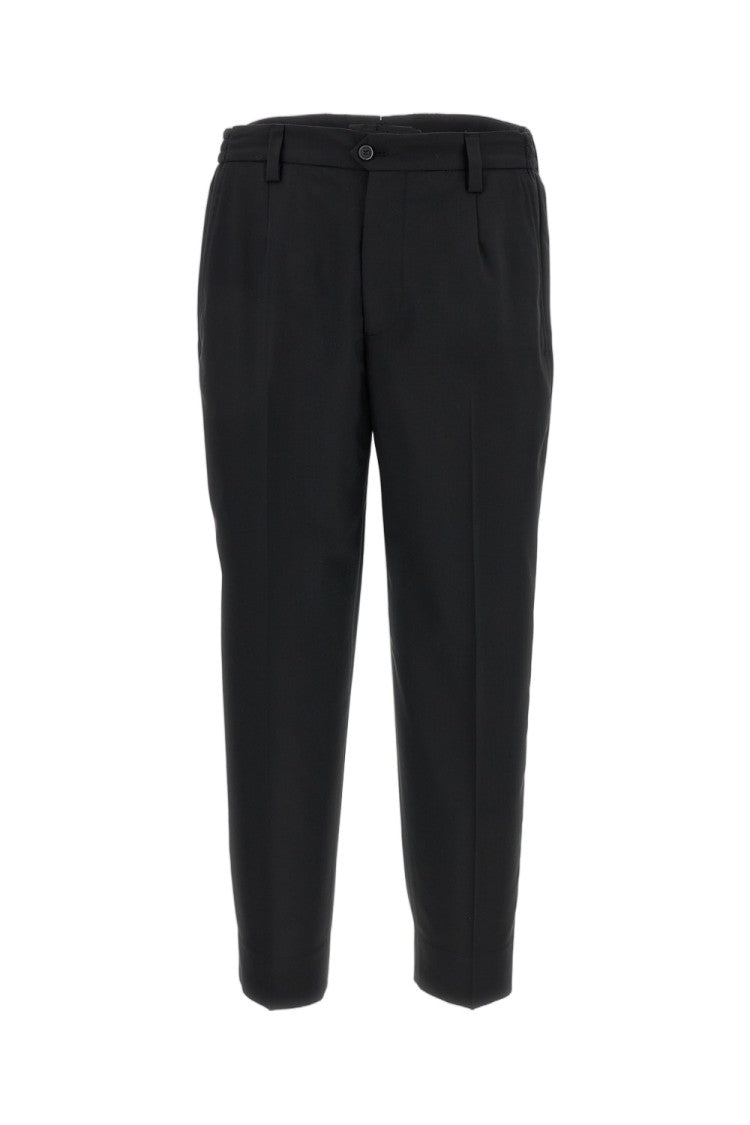 Briglia 1949 Tropical Wool Pleated Regular-Fit Pants